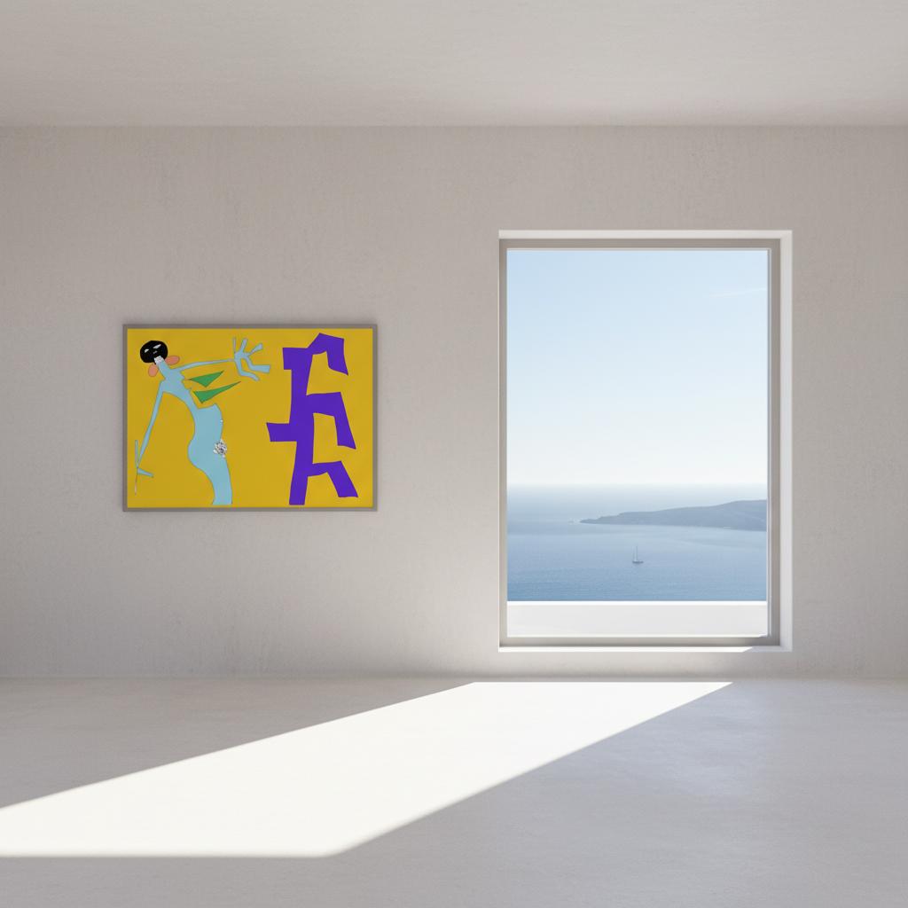 Poster Femme Squelette Bleue - Détail collection Galaxie par Vivi Méduse"