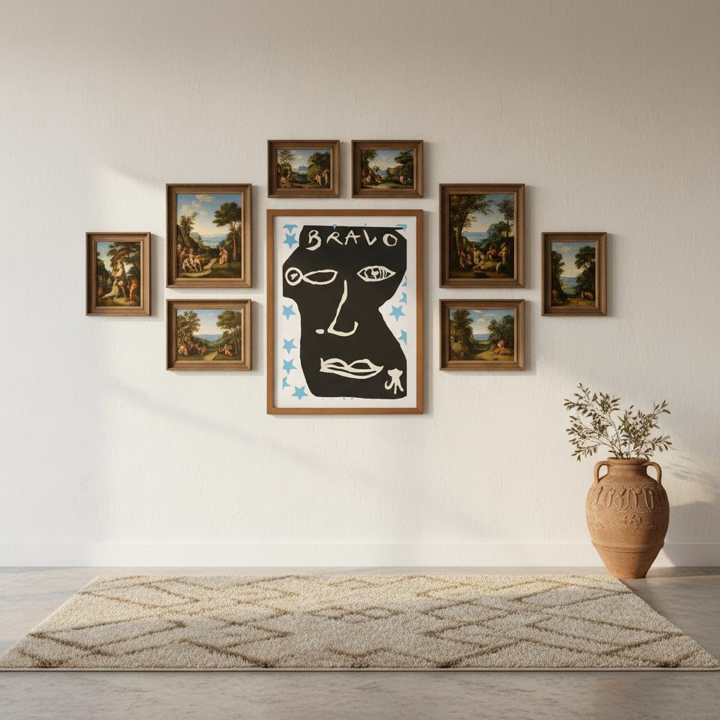 "Poster Bravo Stella Blue - Détail art inspirant par Vivi Méduse"