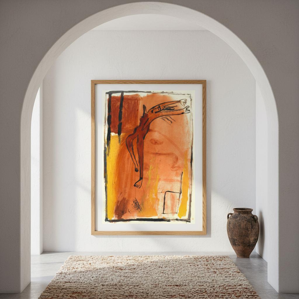 Poster Femme Libre - Détail collection Métamorphose par Vivi Méduse"