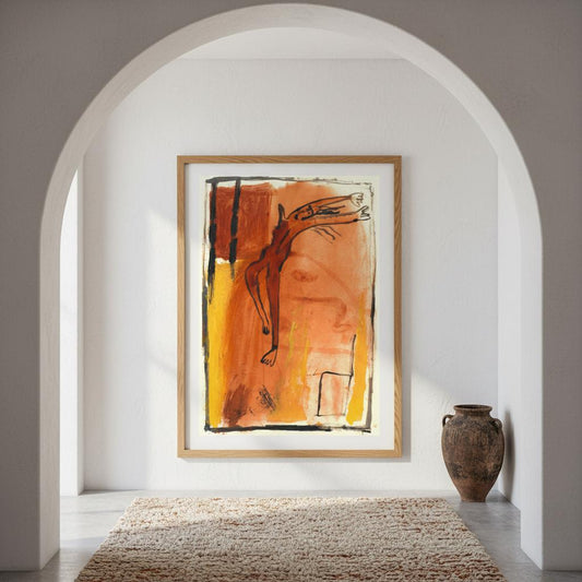 Poster Femme Libre - Détail collection Métamorphose par Vivi Méduse"