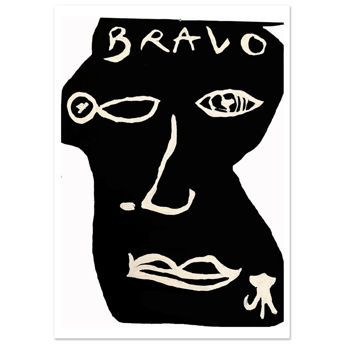 Poster Bravo - Peinture digitale art inspirant par Vivi Méduse"