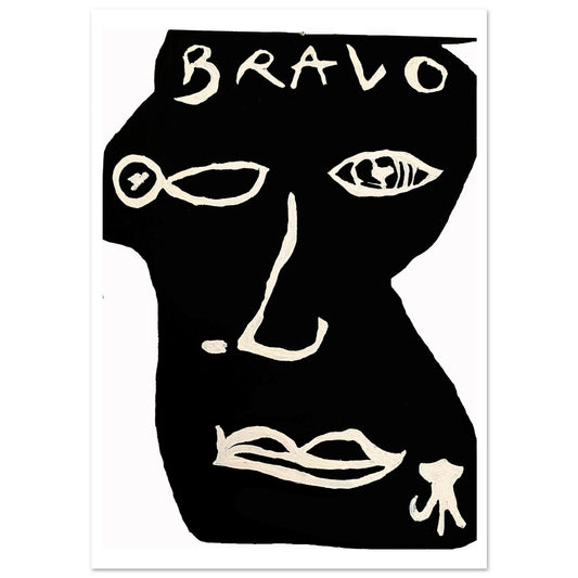 Poster Bravo - Peinture digitale art inspirant par Vivi Méduse"